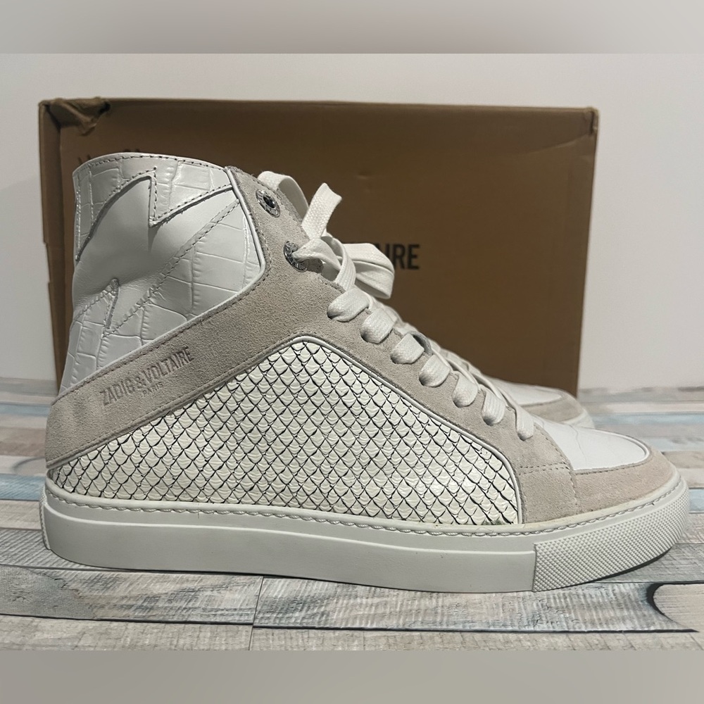 Zadig & Voltaire High Flash Keith High-Top Sneakers - Picture 4 of 10